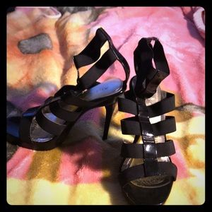 Aldo Black  Strap Shoes